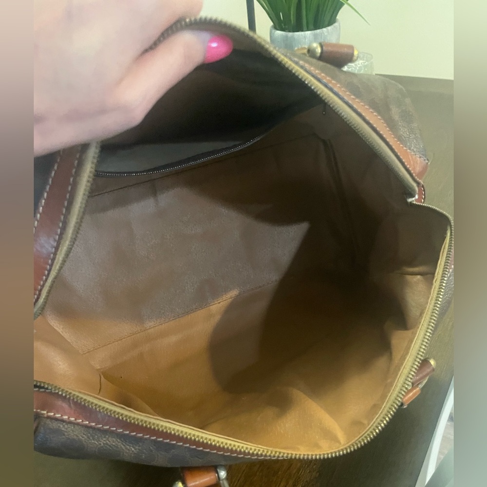 Celine Vintage Macadam Canvas Boston Bag - Picture 8 of 16